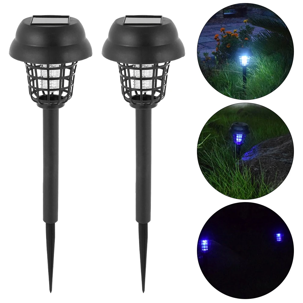 

6Pcs Solar Mosquito Killer Garden Led Light Bug Mosquito Trap Killer Lamp Waterproof Inset Repellent Anti Mosquito Home Lamps