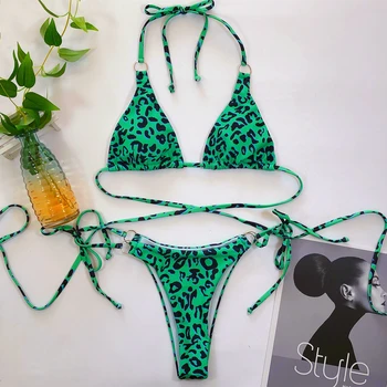 

Urifens Sexy Women Fluorescent Triangle Padded High Waist Bra Thong Bikini Bathing Sets Sunbathing Beach Bathing Suits LCS56A