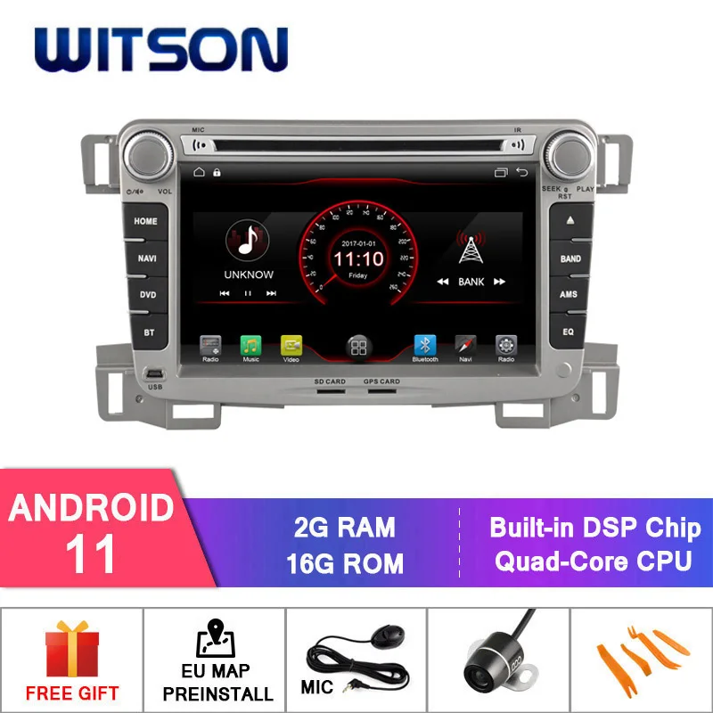 Автомобильная магнитола WITSON на Android 11 для CHEVROLET SAIL 2009 2010 2012 2013 мультимедиа TPMS DVR