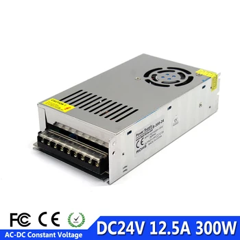 

Switching Power Supply DC24V 12.5A 300W SMPS Transformer 220v 110v AC To Fonte 24V for Led Strip Light CNC CCTV 3D Printer