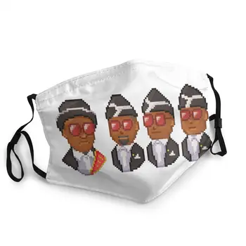 

Coffin Dance Reusable Mouth Face Mask Respirator Meme Dancing Pallbearers Stay Home Ghana Dancer Dust Anti Haze Protection Cover