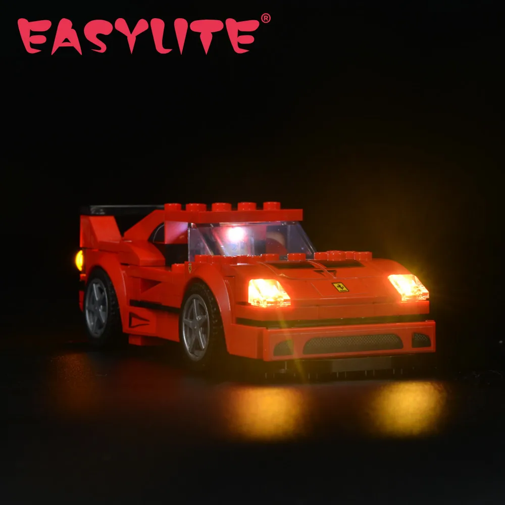 

EASYLITE Φ Набор для 75890 скоростных чемпионов F40 блоков автомобиля DIY игрушки блоки блоков только набор фотографий не включает модель