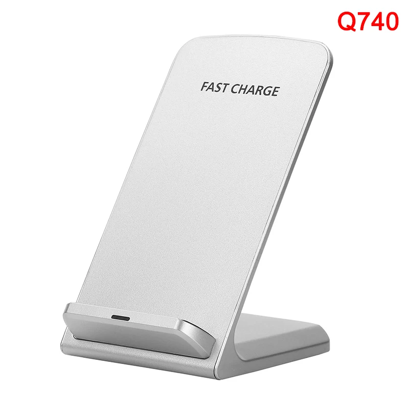 White Q740 Быстро Беспроводной Зарядное устройство 9V держатель сотового телефона кронштейн Поддержка быстрой зарядки Беспроводной заряда S888 - Цвет: White Q740