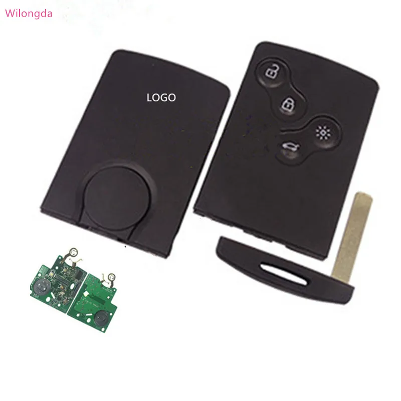 CLIO IV KEYLESS SMART KEY 4 BUTTON REMOTE KEY 434MHZ HITAG AES PCF7953 CHIP FOR RENAULT CLIO KEY 4 AFTER 2013 KEY