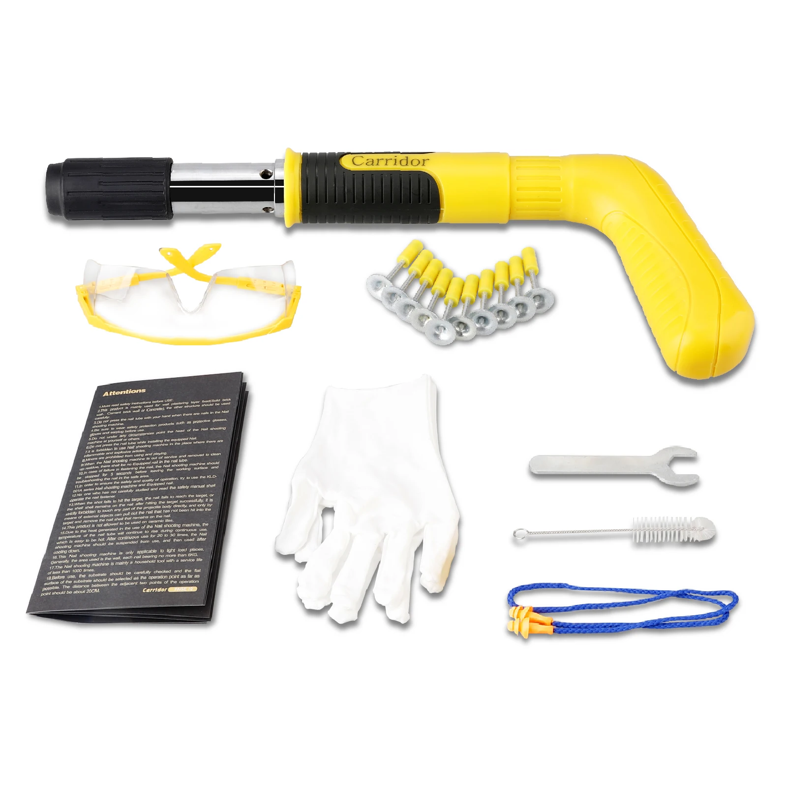 Nail Gun Wall Rivet Tool Anchor Wall Fastener Nail Shooter Duty Low Noise Installation Light Wall Fastening Ceiling Line Trough