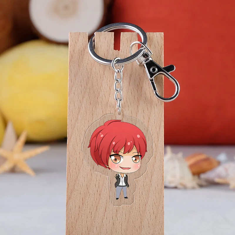 Anime Assassination Classroom Korosensei Cosplay Acrylic Key Chain Pendant Keyring Prop