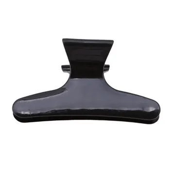 

12Pcs/Set Partition Butterfly Clip Duckbill Clips Plastic Photo Studio Style Plate Hair Clips Cheap Useful Black Butterfly Clip