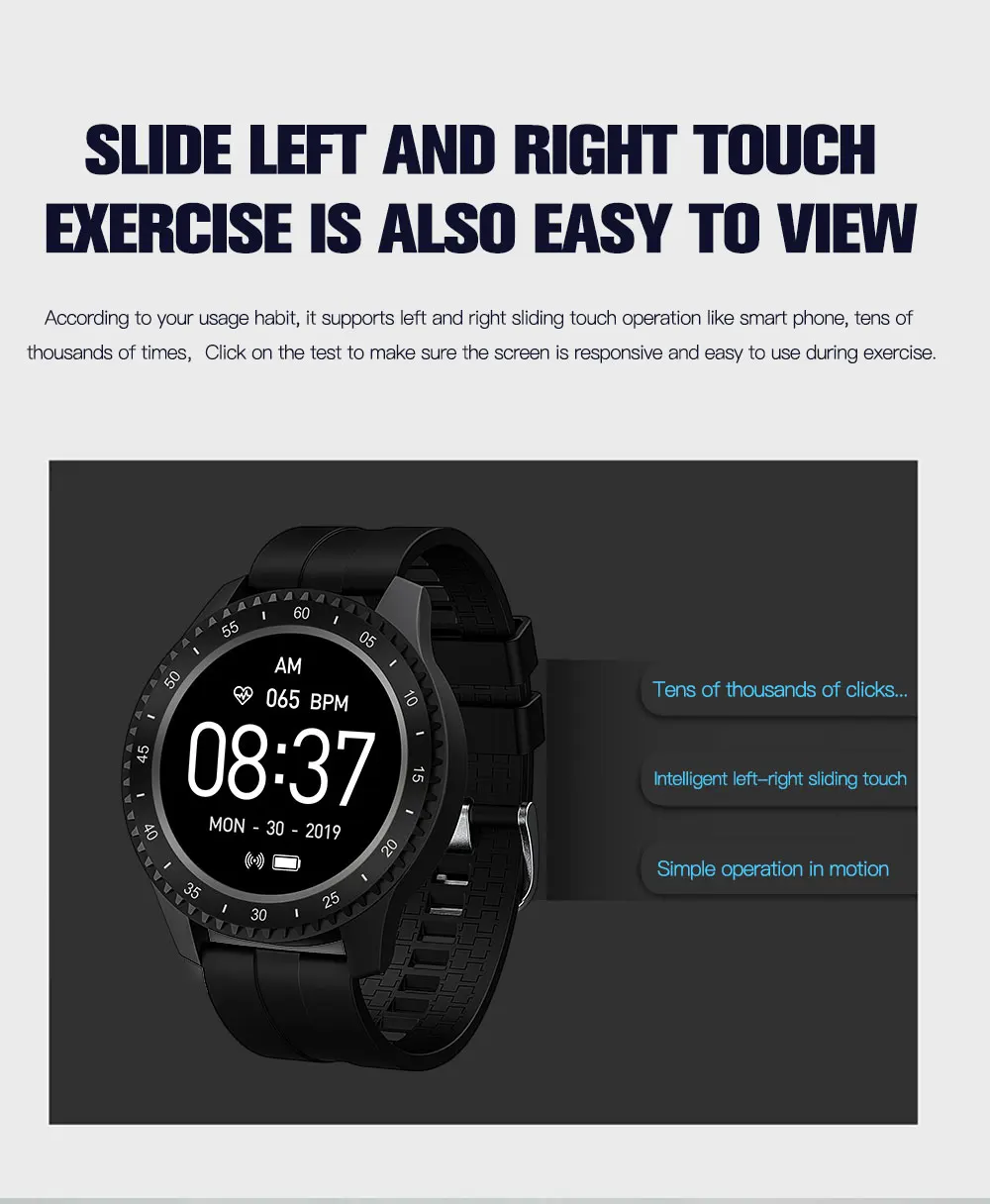 Montre intelligente hommes femmes F17