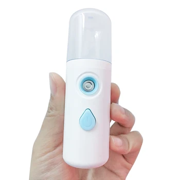 

Facial Vibration Massage Beauty Instrument Mini Handy Nano Mist Sprayer Moisturizing Face Nebulizer Spray Beauty Instrument