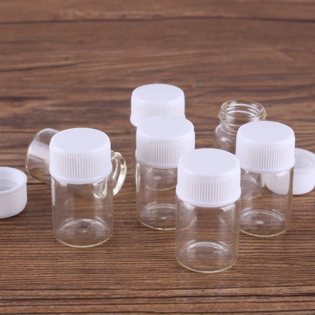 BULK LOT Smalll Glass Jars With Airtight Lids 70ml Mini Glass Spice Jars  With Clip Lid Small Glass Containers Lids Party Wedding Favours 