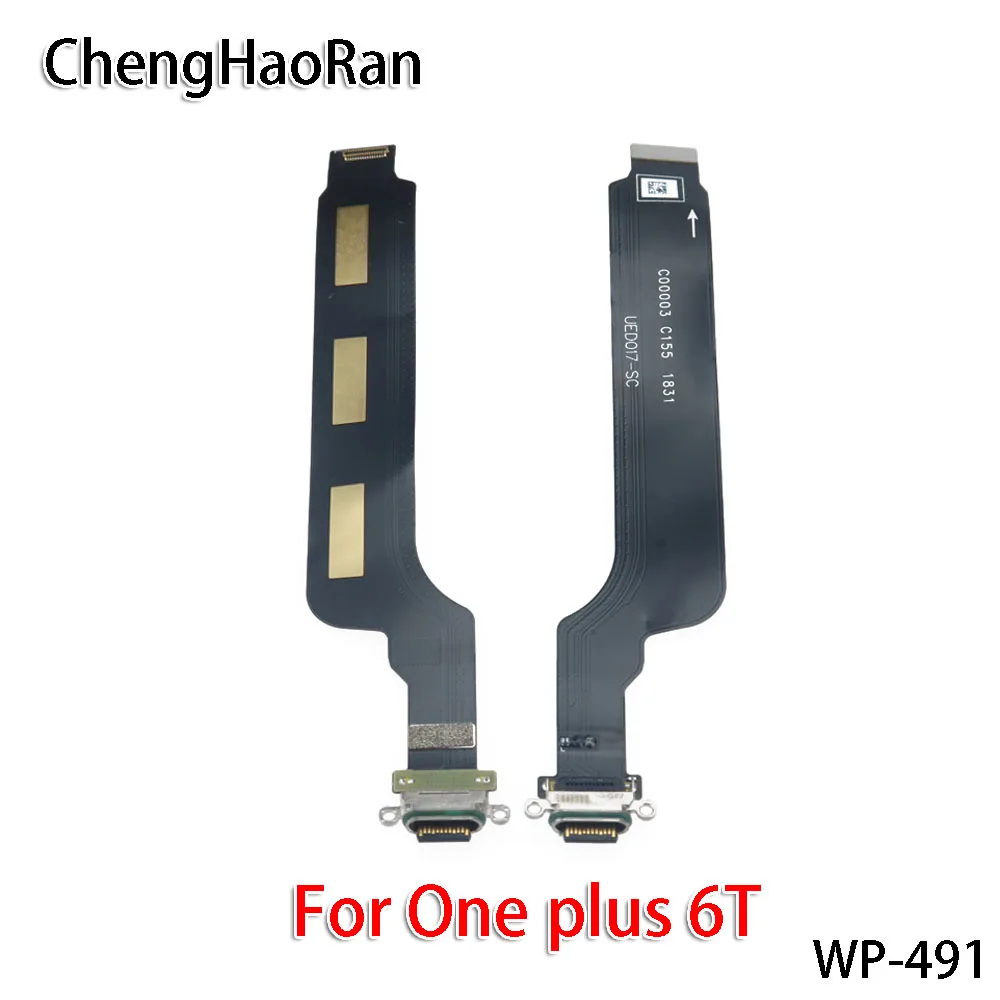 ChengHaoRan 1 шт./лот для One plus 5 5T 6T Хвост провода USB порт зарядки разъем док-станция разъем гибкий кабель Замена