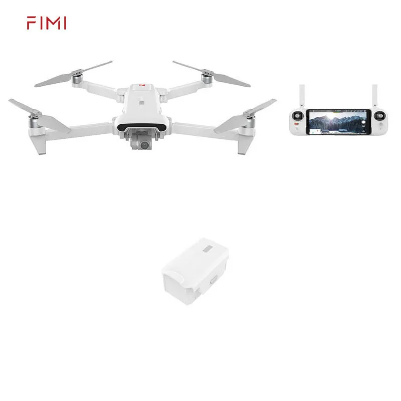 FIMI X8 SE Камера Дрон x8se для гоночного дрона радиоуправляемого вертолета 5 км с видом от первого лица 3-осевому гидростабилизатору 4K Камера gps 33mins время полета RC Дрон Квадрокоптер RTF - Цвет: Bundle 1 White