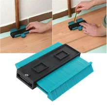 ASCENDAS 5 дюймов контурный профиль Калибр плитка Ламинат Край формирование древесины мера линейка TP-0184