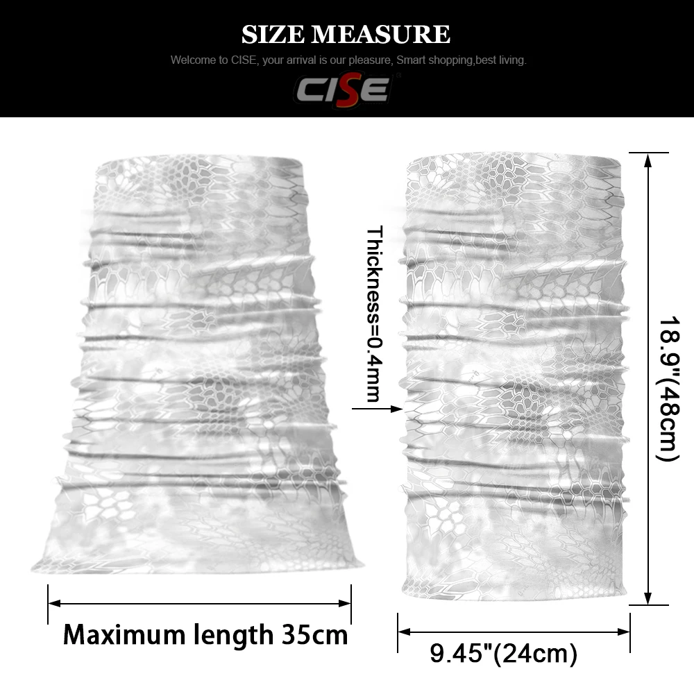 3D животных бесшовные шарф шеи гетры Бандана с изображением масок для лица