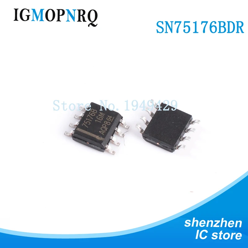 10 шт. SN75176BDR SOP8 SN75176B SN75176 75176B RS-422/RS-485 с двойным интерфейсом дифференциальные шины New