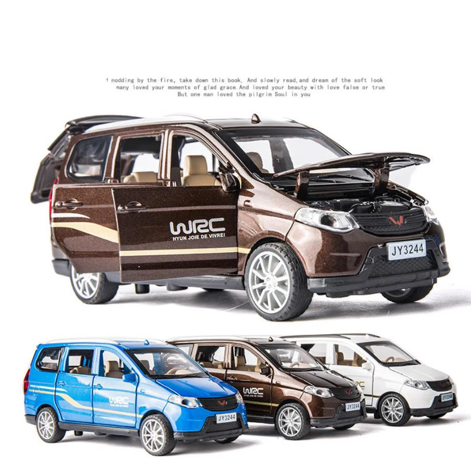Хит продаж 1:32 китайские весы MPV SGMW wuling литая металлическая модель автомобиля