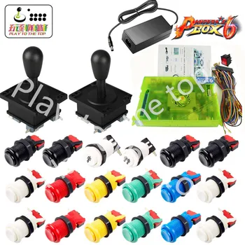 

2 Player DIY Arcade Kit Pandora Box 6 1300 In 1 Home Game Board And American Joystick HAPP Style Push Button For Arcade Machine