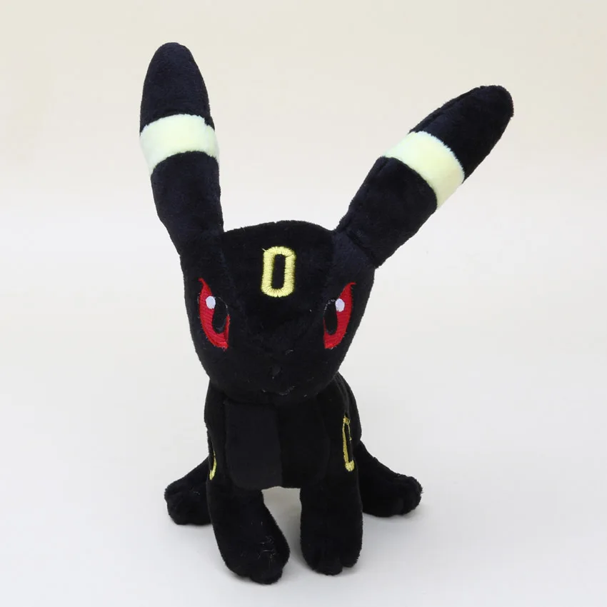 11-20 см Eevee плюшевые Mew Jolteon Umbreon flarion Charizard Squirtle Piplup poliwrith pikachued куклы подарок на Рождество, Хэллоуин ребенок - Цвет: Черный