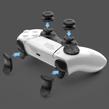 8in1 pulgar Stick agarre clave tapas Joystick cubierta L2 R2 gatillo extensor D-pad botón tapa para Playstation 5 PS5 Gamepad accesorios