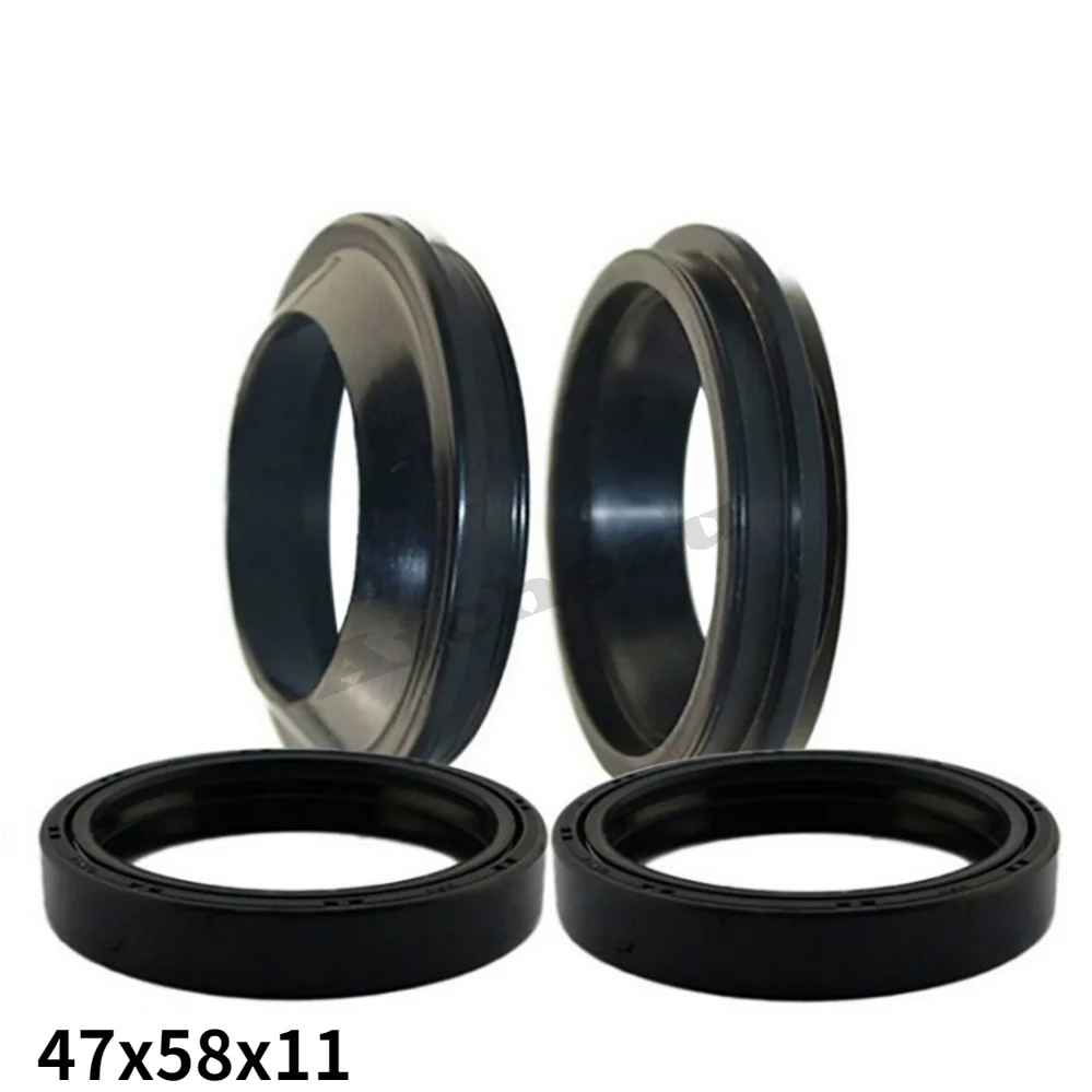 

ACZ Motorcycle Front Fork Damper Oil Seal Cover Rubber 47x58x11mm Shock Absorber for KAWASAKI KX250F CRF450R CRF450X