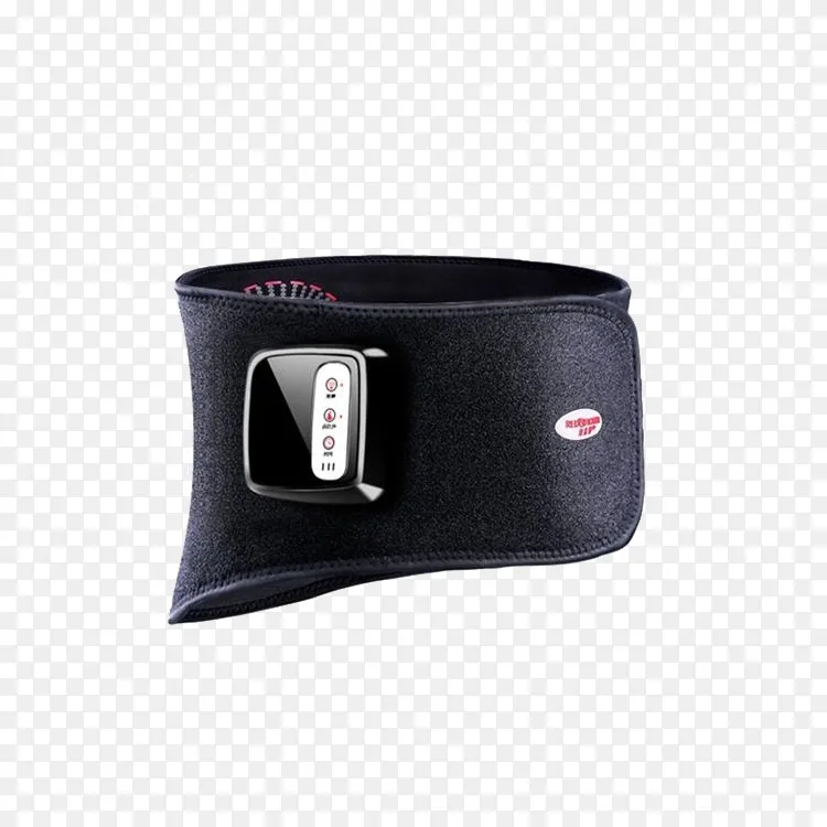 按摩黑带腰部减肥.黑色腰带