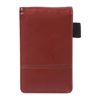 

Pocket A7 Notebook Leather Cover Notepad Memo Diary Planner With Calculator Business Work Office Supplies DXAB