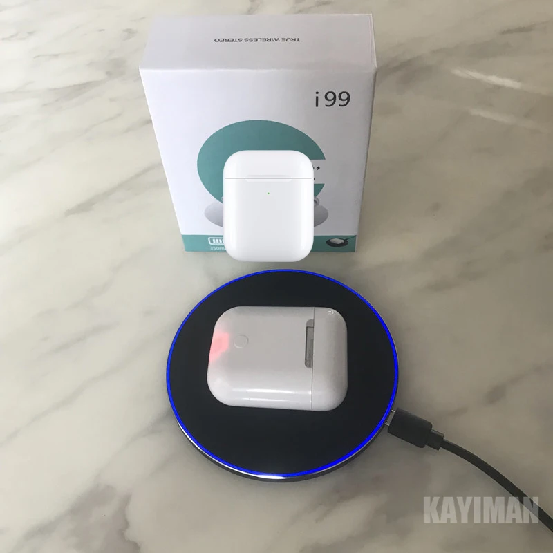 I99 Tws всплывающие беспроводные bluetooth-наушники, наушники с управлением, всплывающие, Беспроводная зарядка, Реплика, 1:1 Размер, аксессуары Bluetooth