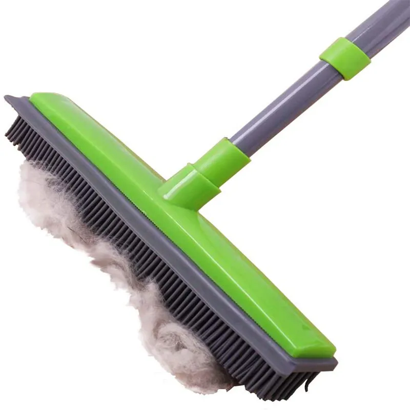 Rubber Broom Pet Hair Lint Removal Device Telescopic Bristles Magic