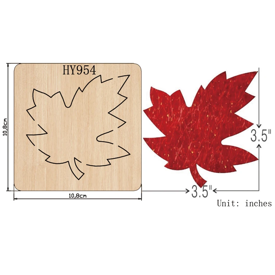 

Maple leaf cutting dies 2019 die cut &wooden dies Suitable for common die cutting machines on the market
