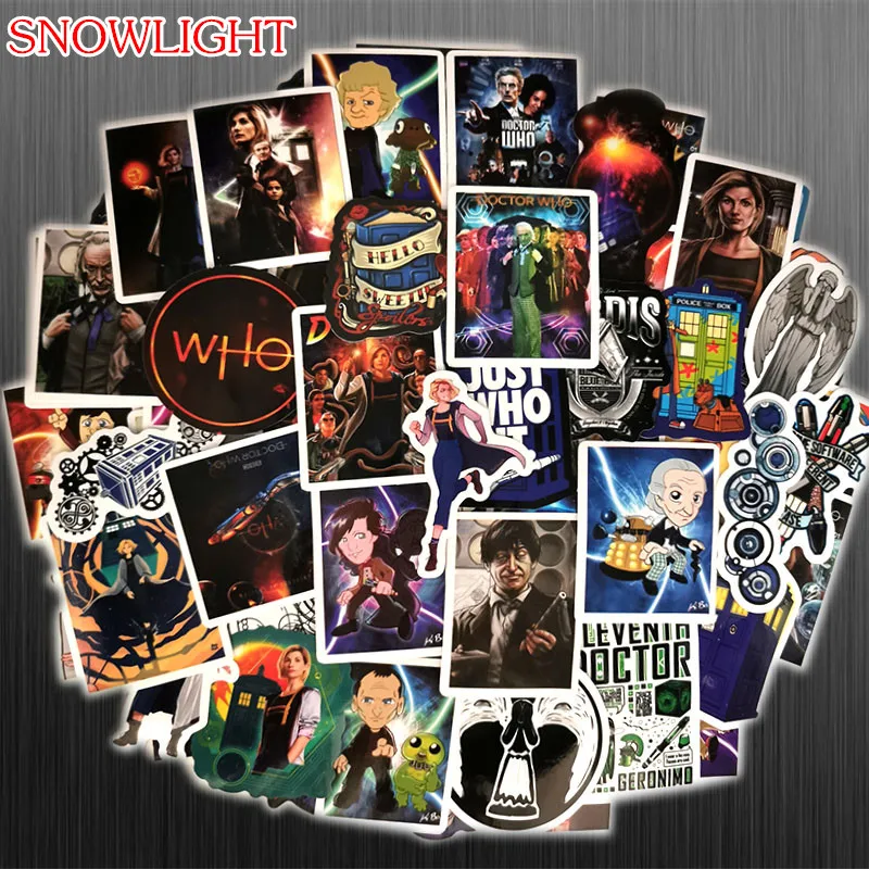 10/30/50/100 pcs/pack New Doctor Who Stickers Anime Adventure Bomb Sticker For Phone Laptop Graffiti Skateboard Stickers Decals