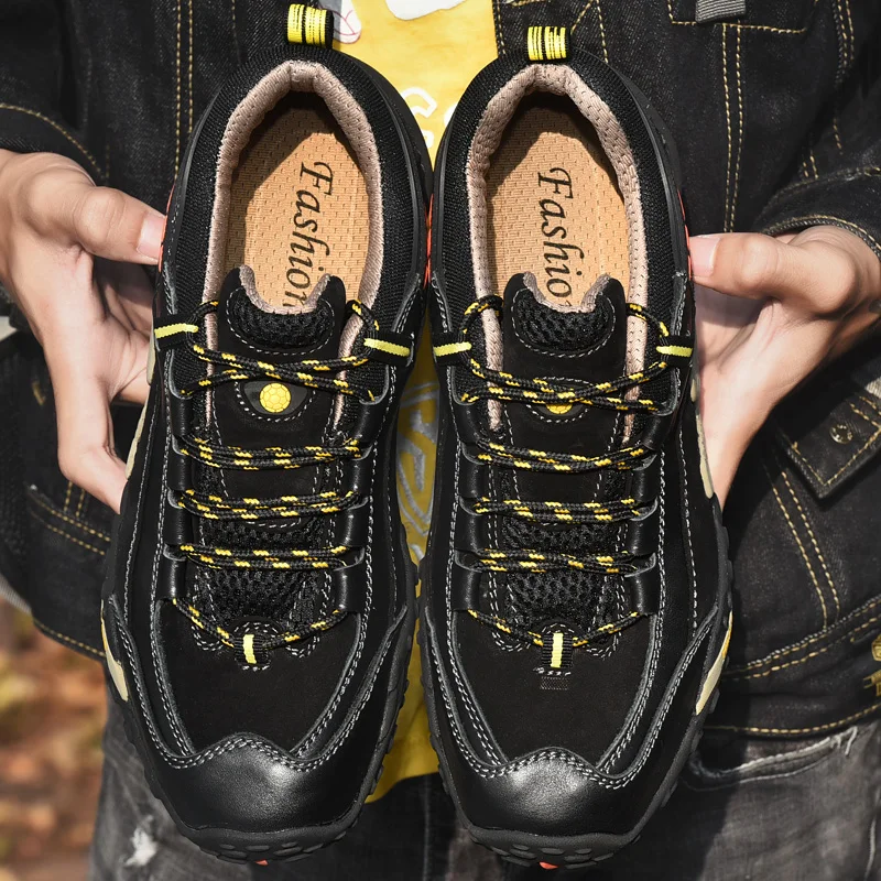 Походная обувь мужские треккинговые тактические ботинки zapatillas hombre натуральная кожаная спортивная обувь мужские альпинистские водонепроницаемые скоростные кроссовки
