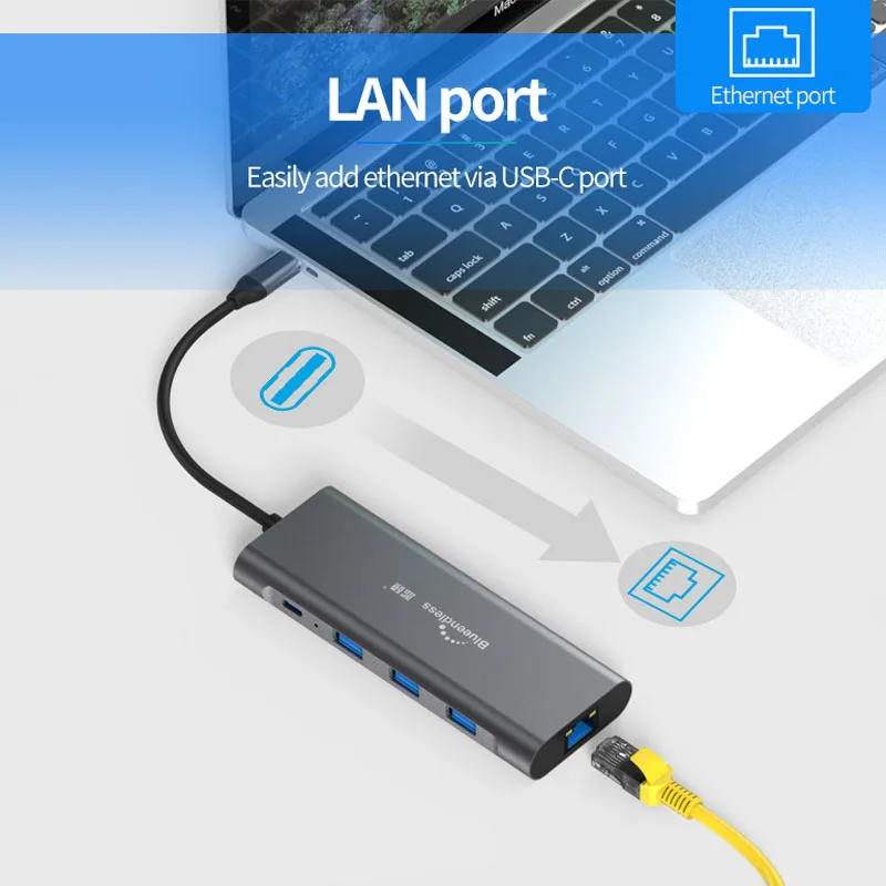 USB концентратор C концентратор для Мульти USB 3,0 HDMI адаптер док-станция для MacBook Pro Аксессуары USB-C Тип C 3,1 сплиттер 3 порта USB C концентратор