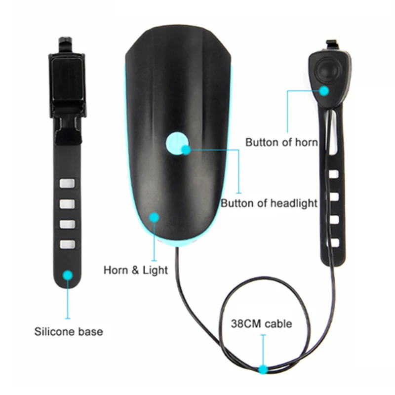 JayCreer Wheelchair Horn & LED Light For Wheelchair and Other Bike 6