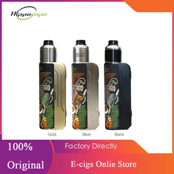 

New Original Hippovape Papua 100W VW Box MOD Kit with 24mm RDA & Max 100W Output Electronic Cigarette Vape Kit VS Vinci Mod Kit