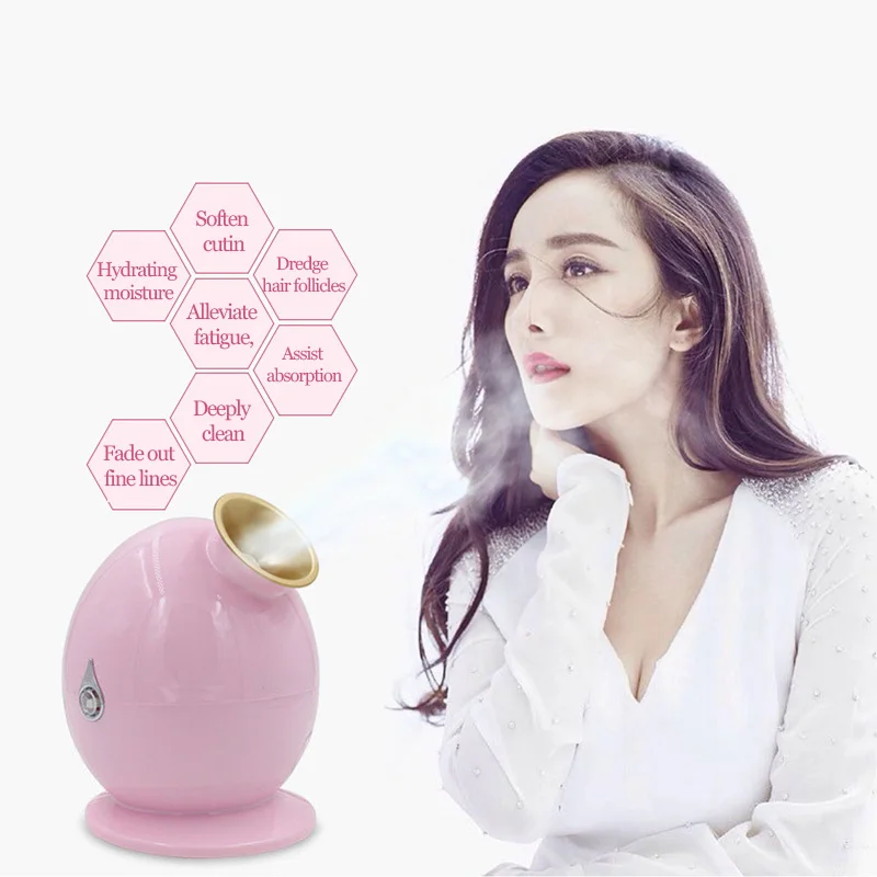 

ELECOOL Beauty Face Steaming Device Skin Clean 50Hz US Plug Facial Steamer Deep Pores Beauty tool Cleanser Thermal Sprayer Spa