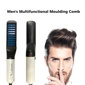 

Multifunctional Men Beard Styling Comb Electric Straight Hair Combs for Barber Compliance with Ergonomic Design Comfort