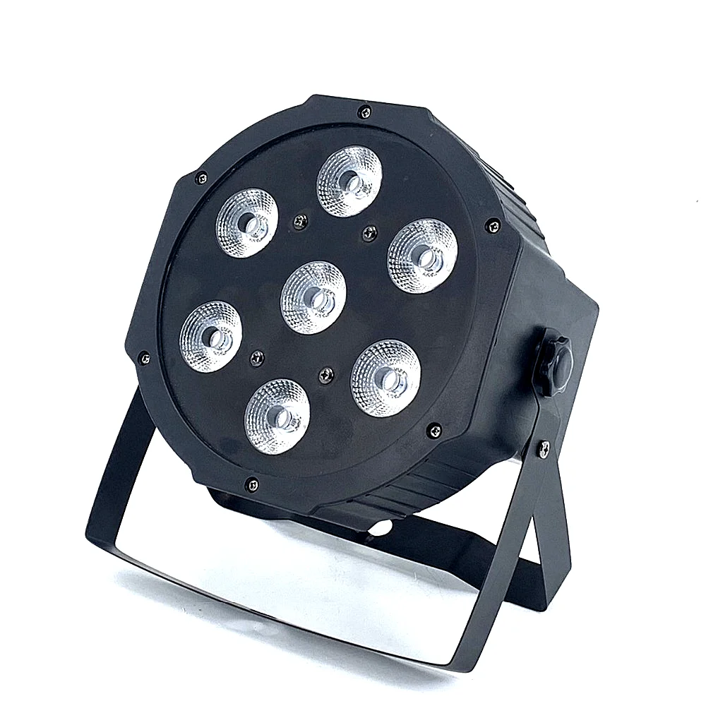 7x12w led par Американский CREE светодиодный мини-светильник с подвижной головкой 7x12 Вт rgbw 4в1 светодиодный Рождественский Улучшенный DMX 9/14 каналов dj band светильник s - Цвет: 7x12w led par