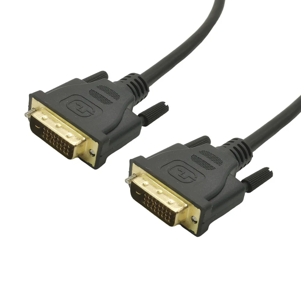 High speed DVI cable 1080p 3D Gold Plated Plug MaleMale DVI TO DVI 24