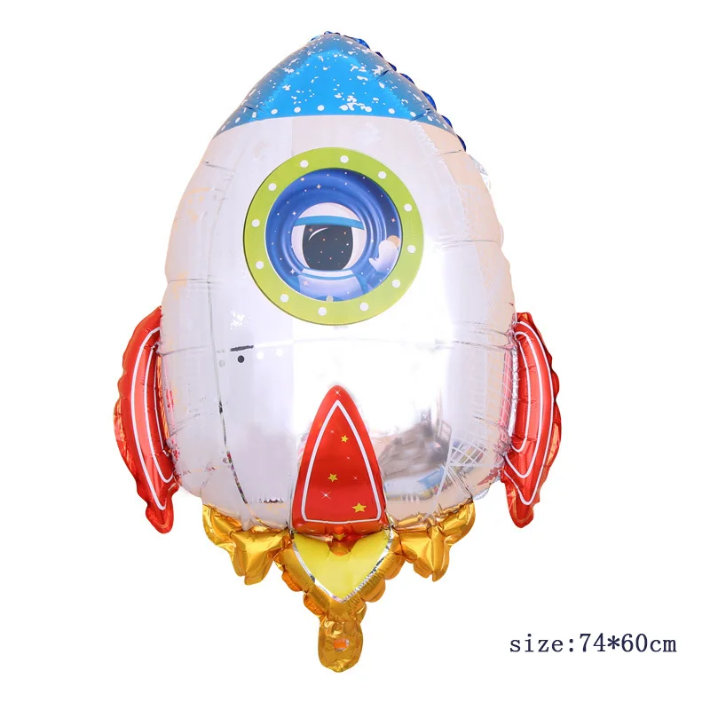 balloon 3 pcs Милые вечерние столовые приборы с космическим пространством, салфетки с флагом и воздушным шаром для космонавта, праздничные принадлежности для дня рождения, декорации с планетами - Цвет: balloon 3 pcs