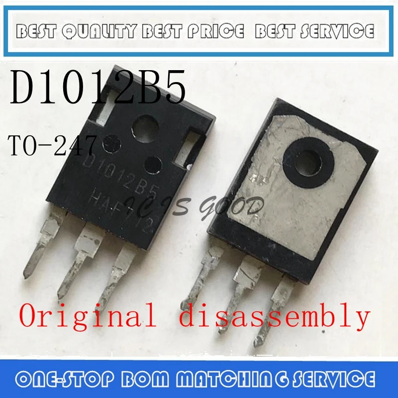 

5PCS-20PCS D1012B5 D1012B 10A 1200V TO-247 Original disassembly Silicon carbide fast recovery diode