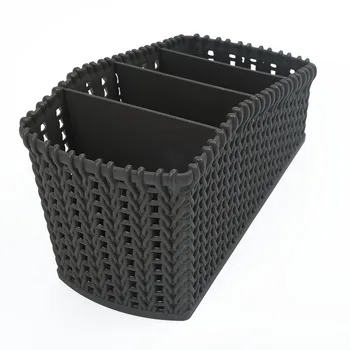 

Plastic Storage Basket Box Bin Container Organizer Clothes Laundry Applied for desktop groceries storage