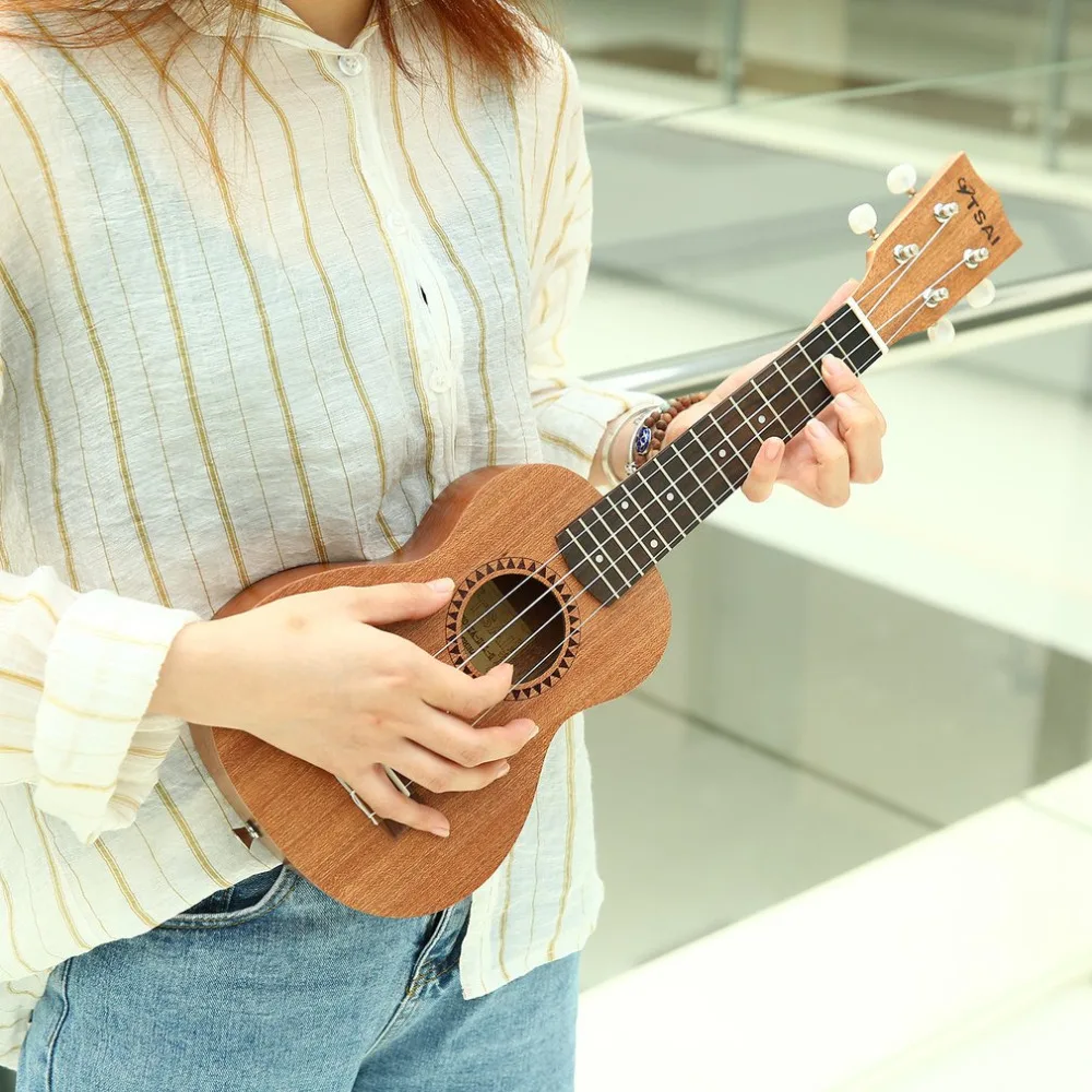 

MiTSAI Ukulele Ukulele Sapele Rosewood Fretboard Stringed Instrument 4 Strings Musical Instrument New Year's Day Gift Present