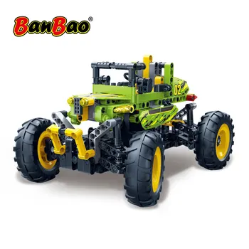 

BanBao 6952 Pull Back Car Off Road Racing Vehicle Hightech Bricks Educational Building Blocks Kids Children Creative Model Toys