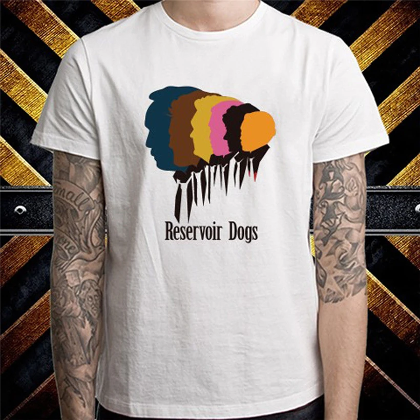 Reservoir Dogs Квентин Тарантино фильм мужская белая футболка Размеры S M L XL 2XL 3XL из