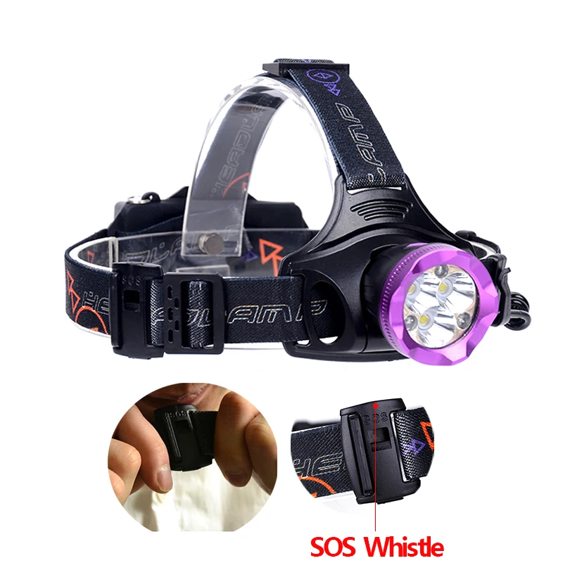 Litwod Z207307 CREE XHP70 30000LM светодиодный налобный фонарь PK 3 шт. CREE 3* XM-L2 U3& 3* COB фонарь