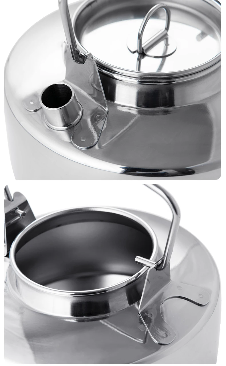 Antarctic stainless steel camping kettle for outdoor use2