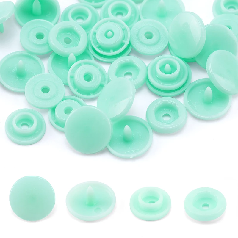Bulk Pack of T5 Plastic Snap Buttons for DIY Crafting and Garment Fastening