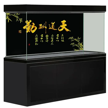

[JX-1036] Fish Tank Background HD Calligraphy Series Aquarium Sticker Mural Decoration Painting Pattern Size Can Be Customized