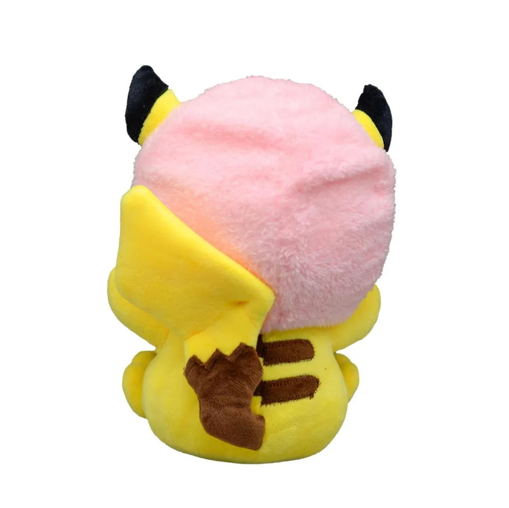 TAKARA TOMY PKM плюшевый DollNew Pokemon Stoffed Pikachu 10/набор вишневых цветов Кепка прекрасная игрушка для детей