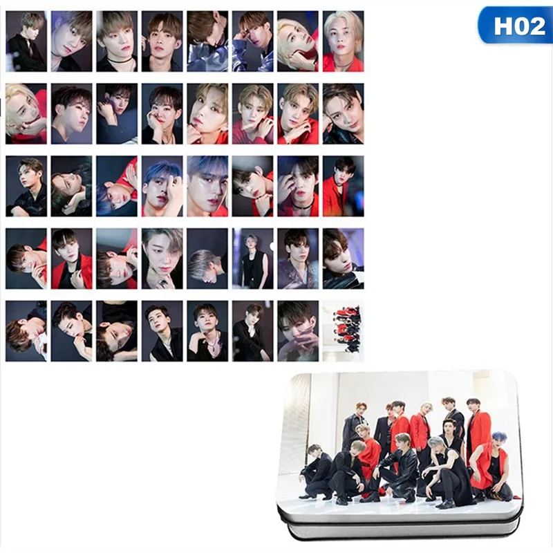40 шт./компл. KPOP альбом Seventeen самодельная бумага Lomo карты фото плакат в виде карты фотостудии игрушек, для подарка, для фанатов канцелярских принадлежностей